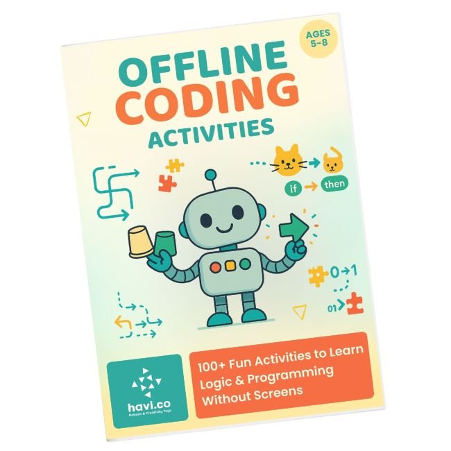 Offline coding activities book | Screenless coding activity book for kids of age 5 to 8<br><br>